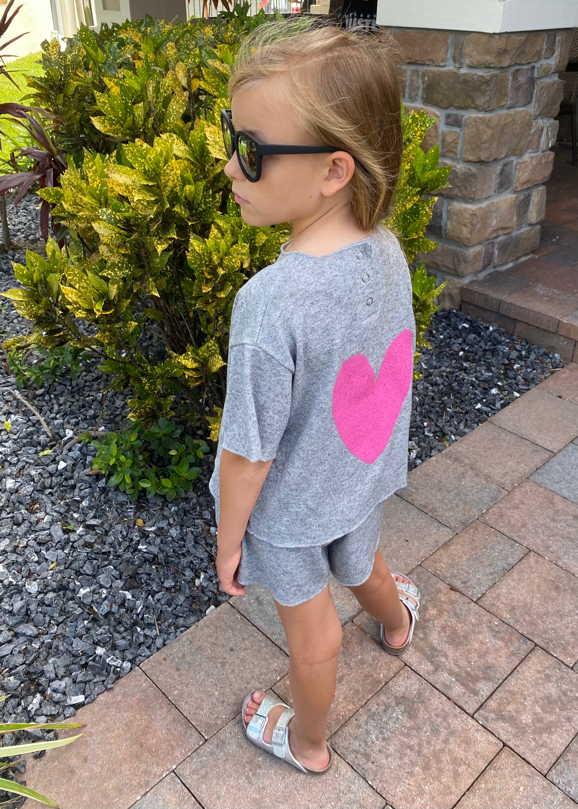 Heart Shorts Set