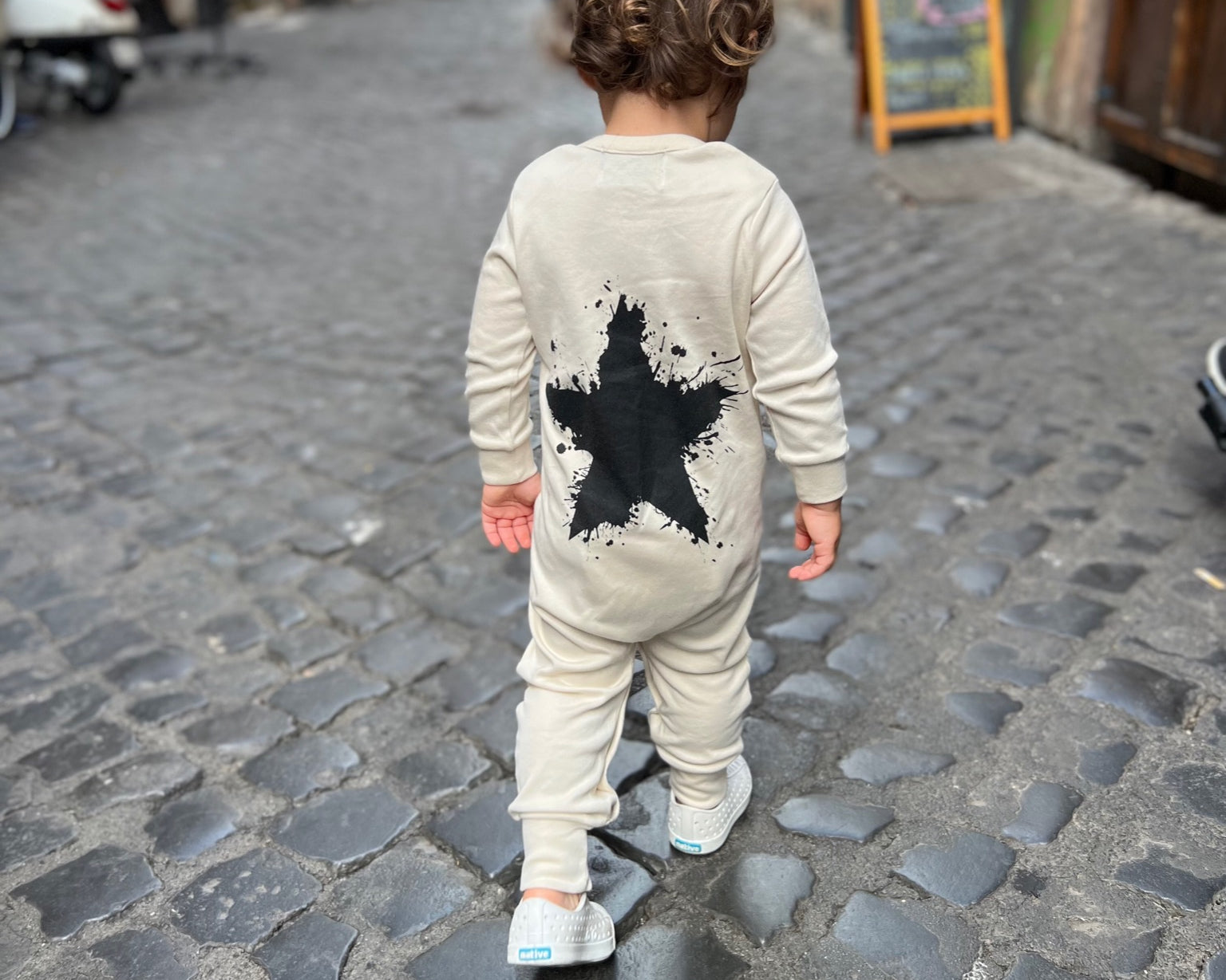 Organic Cotton Star Romper