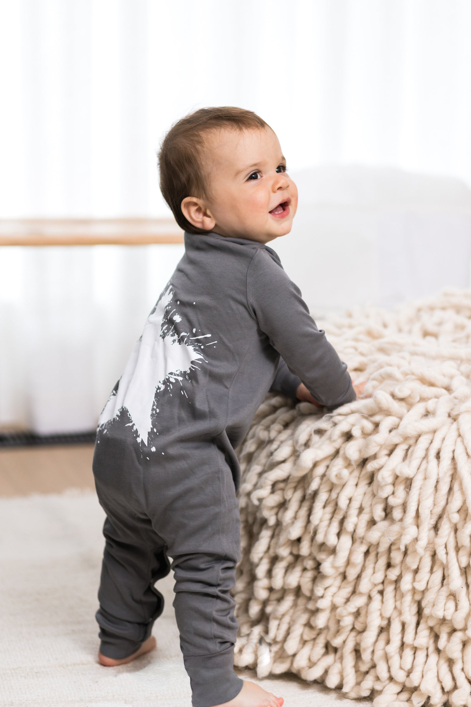 Organic Cotton Star Romper